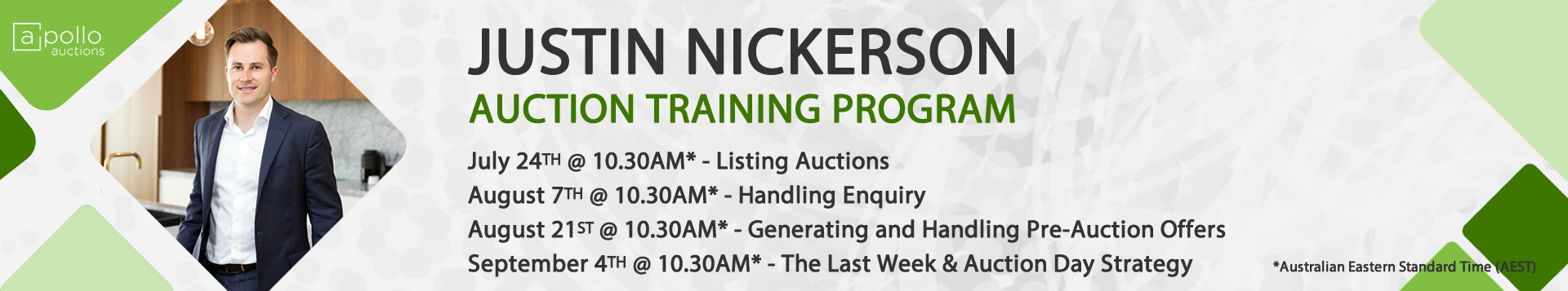 Justin Nickerson Auction Training Program